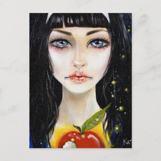 白雪姫と毒りんごの葉書 ポストカード (正面)