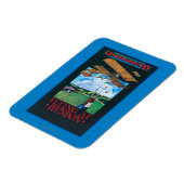 白雪姫と飛行機ポスター マグネット (左側)