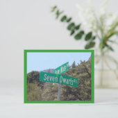 白雪姫&セブンドワーフ ポストカード (スタンド正面)