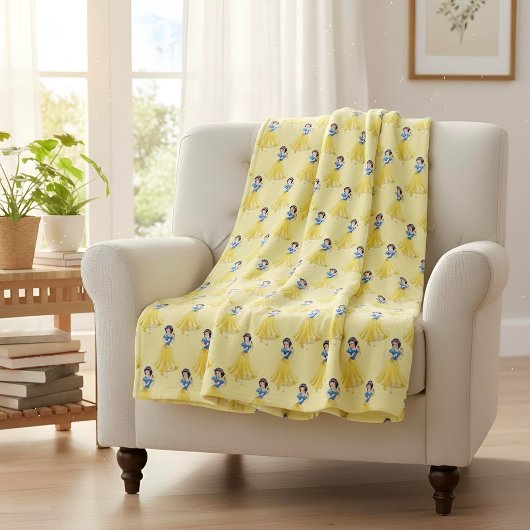 白雪姫 フリースブランケット