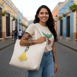 白雪姫 ラージトートバッグ