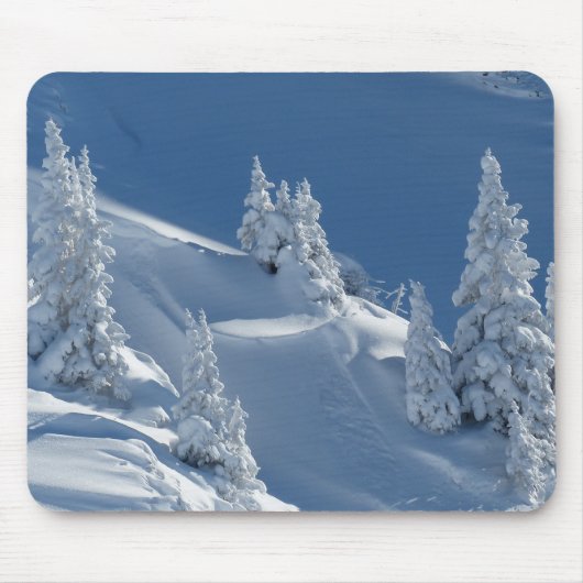 白雪景色 マウスパッド (正面)