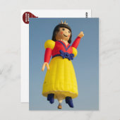 白雪気球 ポストカード (正面/裏面)