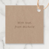 白雪灯篭 フェイバータグ (裏面)