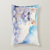 白雪猫 アクセントクッション (正面(垂直))