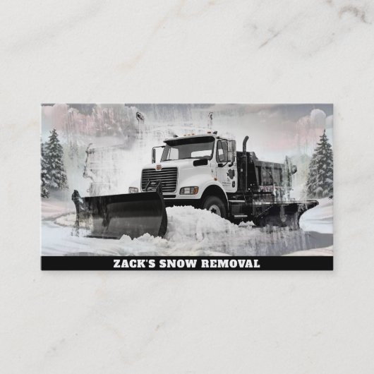 *~*白雪除けスノープラウトラックAP74 名刺 (正面)