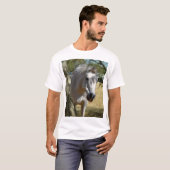 白雪馬[#「白雪馬」は底本では「白雪馬」] Tシャツ (正面フル)