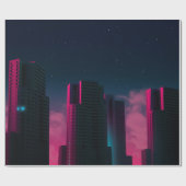 白雲付近の建物コンクリート ラッピングペーパー (フラット)