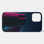 白雲付近の建物コンクリート Case-Mate iPhoneケース (裏面 (横))