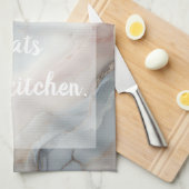 白雲石 – 白 キッチンタオル (四つ折り)