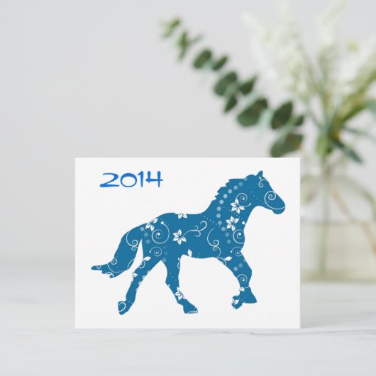 白青のはがき ポストカード (スタンド正面)