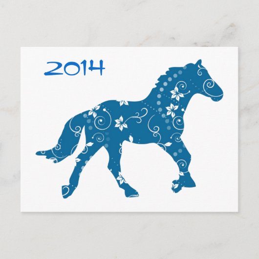 白青のはがき ポストカード (正面)