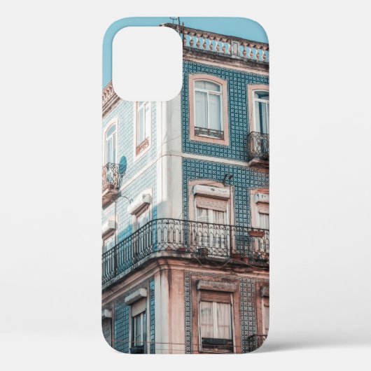 白青コンクリート建物 Case-Mate iPhoneケース (裏面)