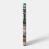 白青コンクリート建物 iPhoneケース (左側面)