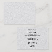 白革の写真 名刺 (正面/裏面)