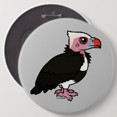 白頭のハゲタカ 缶バッジ (正面&裏面)