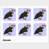 白頭の禿鷲 スクエアシール (シート)