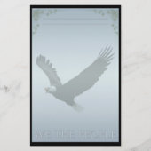 白頭鷲のカスタムの文房具 便箋 (正面)