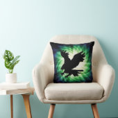 白頭鷲のシルエット; カッコいい クッション (椅子)