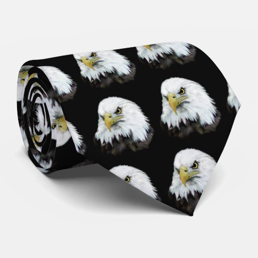 白頭鷲のタイ2 ネクタイ (ロール)