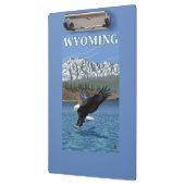 白頭鷲のダイビング-ワイオミング クリップボード (左)