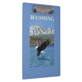 白頭鷲のダイビング-ワイオミング クリップボード (右)