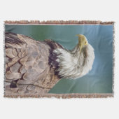 白頭鷲のブランケット スローブランケット (正面)