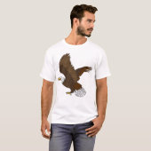 白頭鷲の上昇 Tシャツ (正面フル)