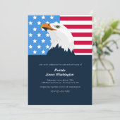 白頭鷲の愛国心が強い招待状 招待状 (スタンド正面)