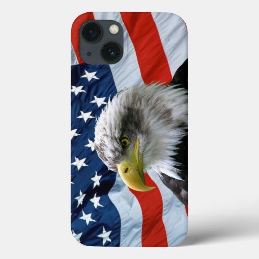 白頭鷲の米国旗 Case-Mate iPhoneケース (裏面)