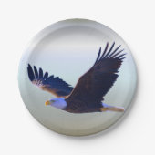 白頭鷲の飛行 ペーパープレート (正面)
