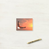 白頭鷲の飛行 ポストイット (デスク上)