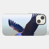 白頭鷲の飛行 iPhoneケース (裏面横)