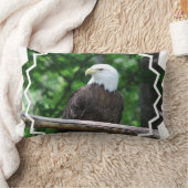 白頭鷲の鳥の枕 ランバークッション (ブランケット)
