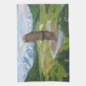 白頭鷲 キッチンタオル (縦)