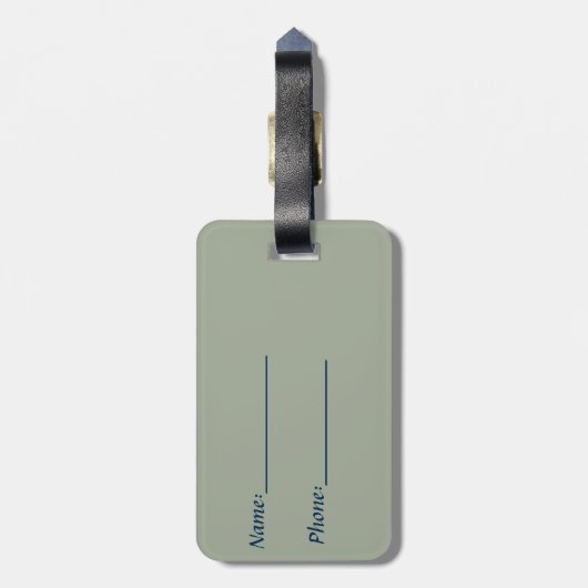 白頭鷲 ラゲッジタグ (裏面縦)