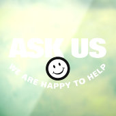 白頼黒のスマイルには幸せ ウィンドウサイン (シート3)