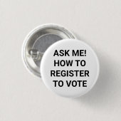白頼黒の投票登録の方法 缶バッジ (正面&裏面)