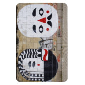 白顔 マグネット (縦)