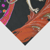 白風変わりい犬に乗る中世の悪いウサギ 薄葉紙 (詳細)