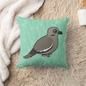 白飛んだ鳩 クッション (ブランケット)