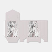 白馬のお願い又はギフトボックス フェイバーボックス (折り畳みなし)