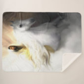 白馬のイエス・キリスト シェルパブランケット (正面(横))