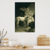 白馬の女。 ポスター (キッチン)