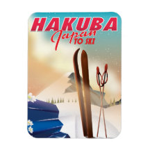 白馬の日本旅行ポスター