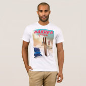 白馬の日本旅行ポスター Tシャツ (正面フル)