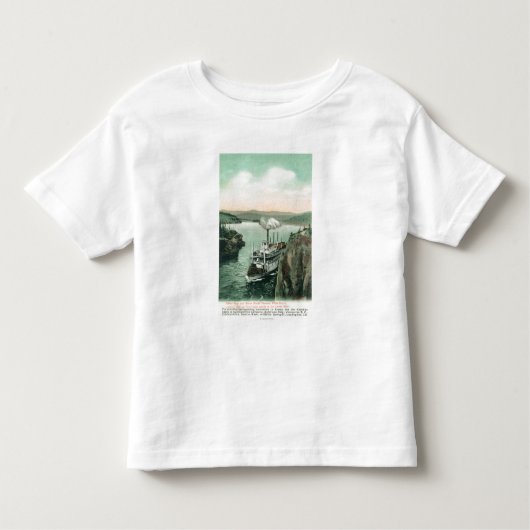 白馬の汽船 トドラーTシャツ (正面)