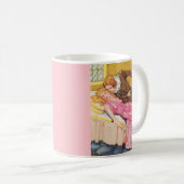 白馬の王子様接吻の眠れる森の美女 コーヒーマグカップ (正面右)