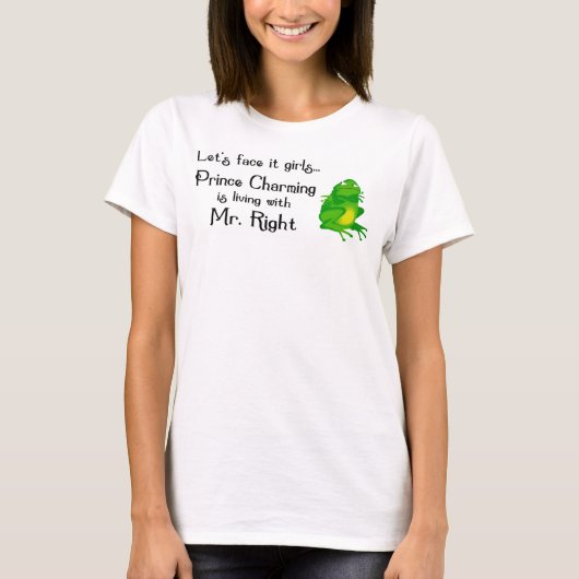 白馬の王子様Tシャツ Tシャツ (正面)