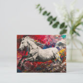 白馬の精霊 ポストカード (スタンド正面)